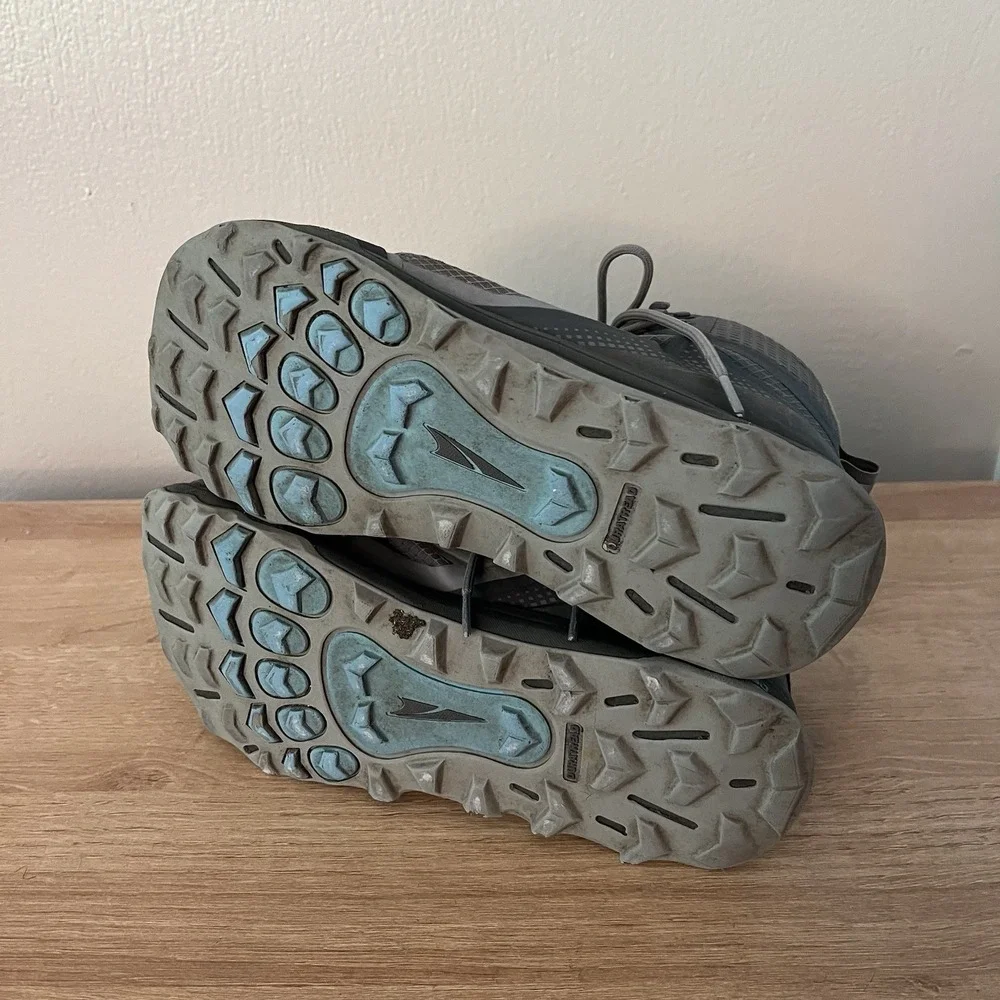 Altra Line Peak Hiking Shoes Mid High Boots 8.5 AL0A4VRA231 Grey Hiking Outdoor